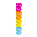 Glow Pop Set Evidenziatori per Bambini a Forma di Orsetto Componibili, 4 Colori Fluorescenti Impilabili