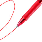 Clack Set 3 Penne Gel Rosse a Scatto, Punta Media 0.7 mm
