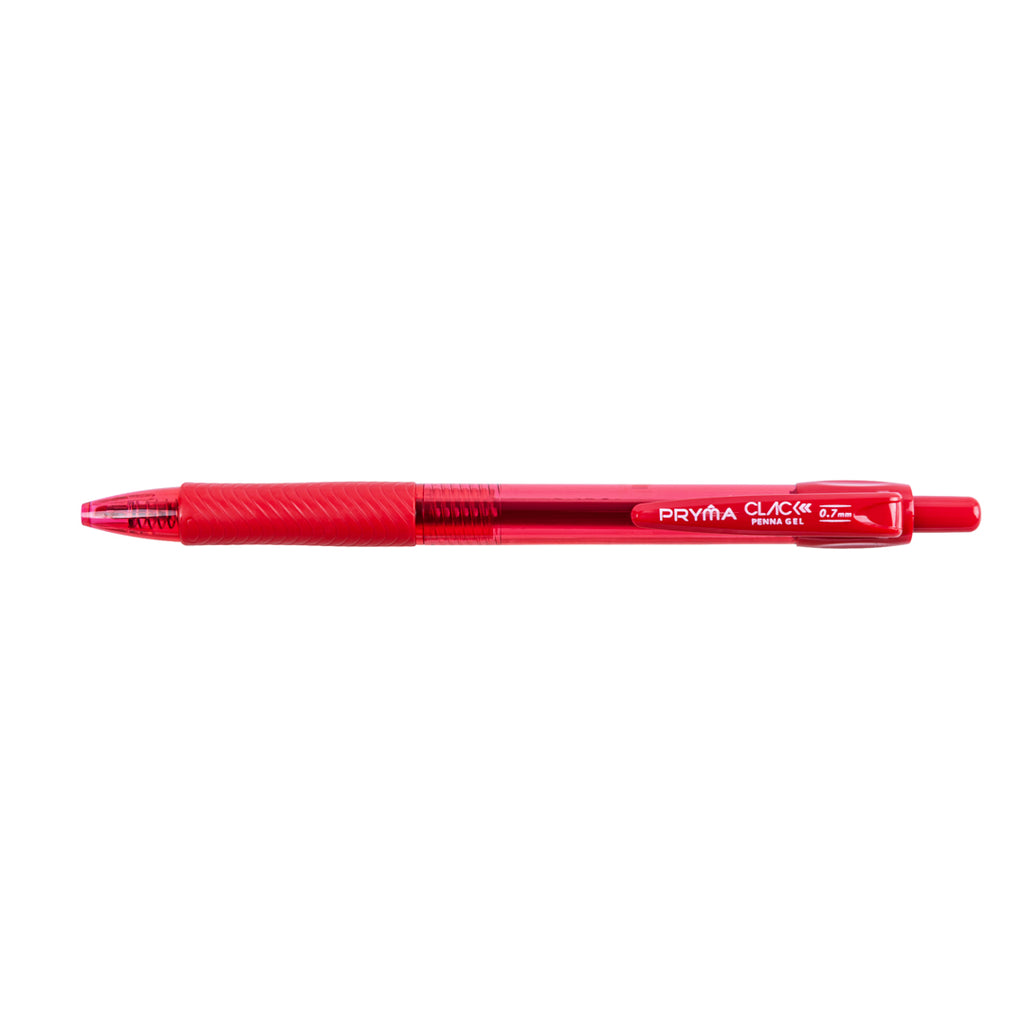 Clack Set 5 Penne Gel a Scatto Colori Misti, Punta Media 0.7 mm