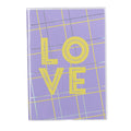 PRYMA Linea Line Memobook "Love" 17.5x24.9 cm – Quadernone Taccuino con Copertina Morbida, Formato Maxi, 80 Fogli / 160 