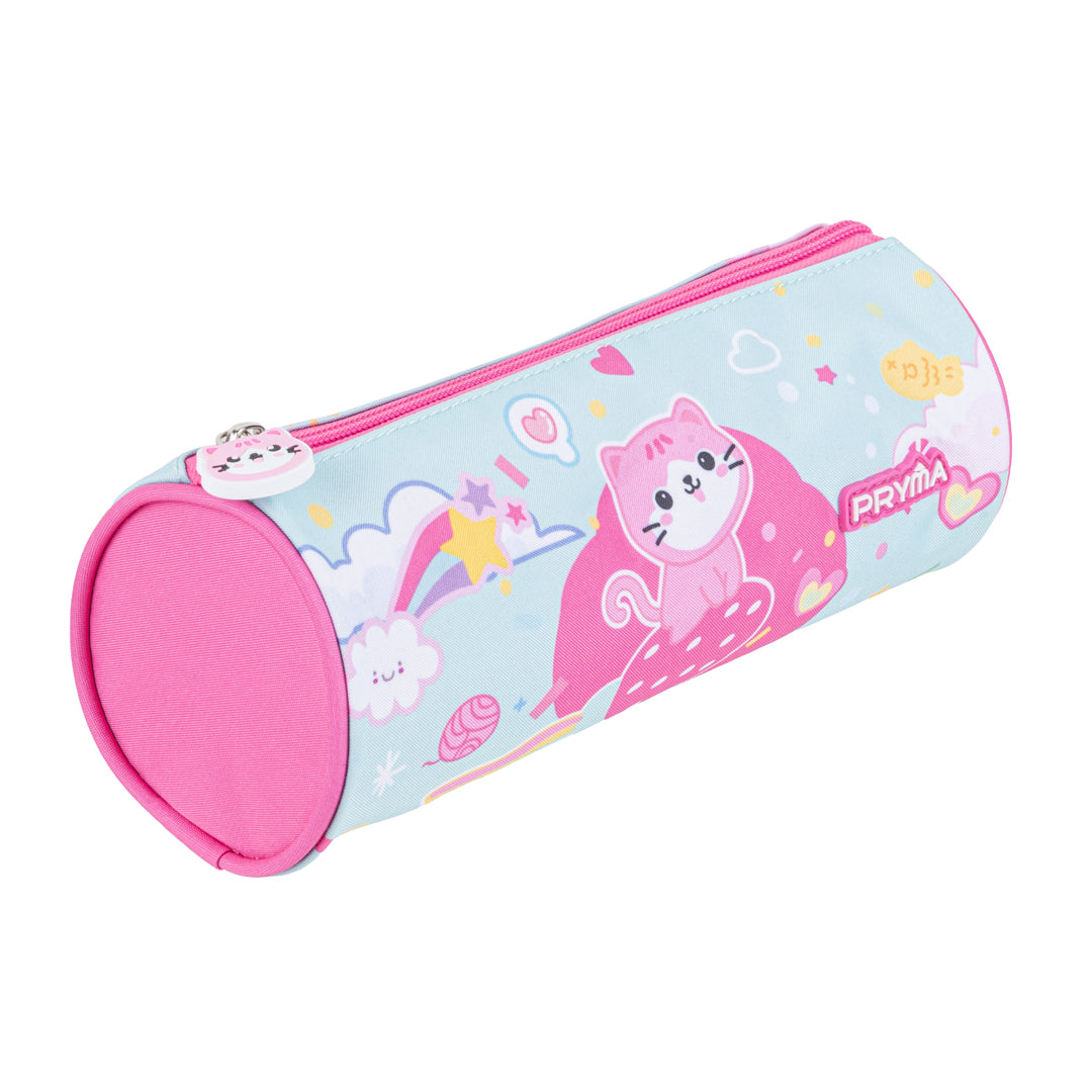 Astuccio Tombolino Portapenne Kawaii – Gattino Turchese