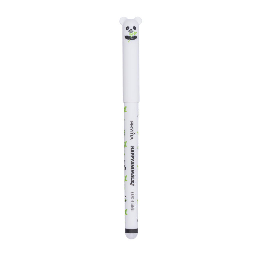 Penna Gel Cancellabile Happy Animals 0.7mm – Nero Panda