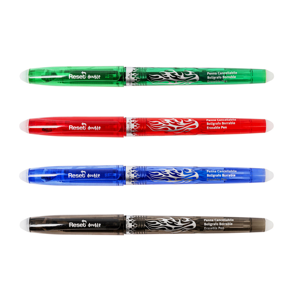 Set 4 Penne Cancellabili Doppia Gomma 0.7mm