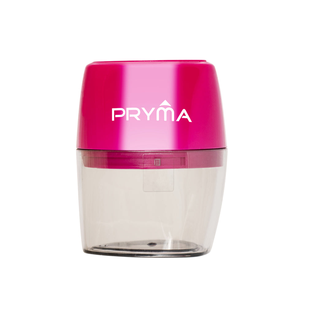 Temperino Metallo Con Contenitore 2Fori Rosa