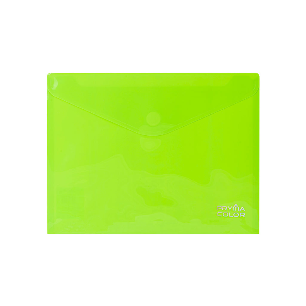 Busta Bottone Velcro A4Blu Fluo 6 pz