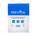 Pryma Carta A4 per Fotocopie e Stampanti 80g – Risma 500 Fogli Bianca FSC per Ufficio e Scuola